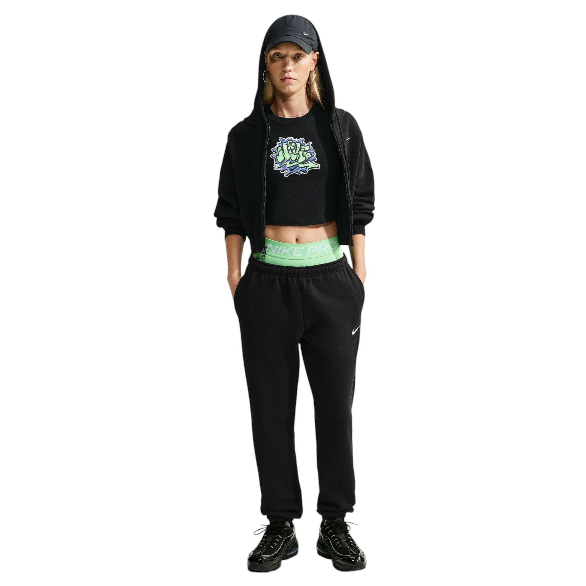 HO26 BLK FLC SL PANT - BLACK